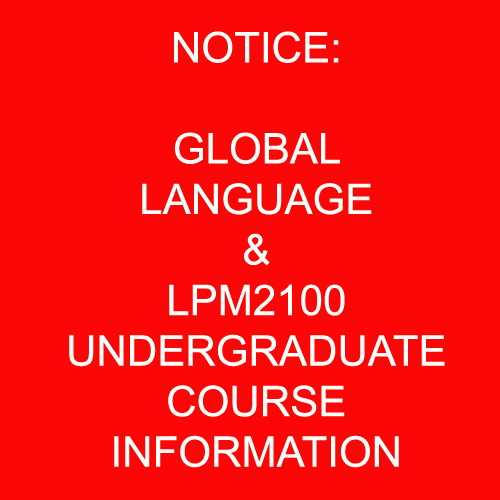 Course Information for Malay and Global Language Courses Semester 1 2021/22